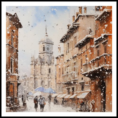 Plakat 70x70cm Urok Starych Miast na Arena.pl