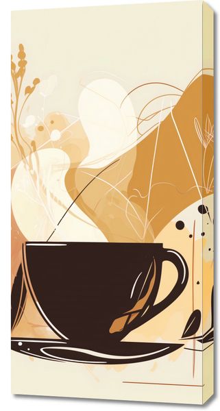 Obraz 50x100cm Aromatyczna Przerwa zdjęcie 1