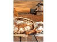 50X70CM CHLEB WIEJSKI ZAKWASIE OBRAZ PION ŚCIAN