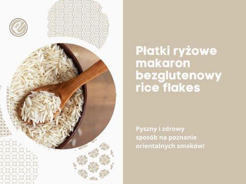 Makaron ryżowy płatki arkusze flakes rice noodle bezglutenowy 227g na Arena.pl