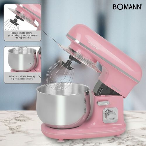 ROBOT KUCHENNY MIKSER PLANETARNY BOMANN KM RÓŻOWY na Arena.pl