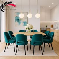 Krzesło Tapicerowane Premium KL-5 Turkusowy Piano 10