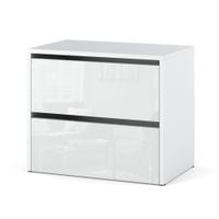 Szafka Na Buty Stojak 60cm Półka Regał Na Obuwie Przedpokoj Biały Połysk