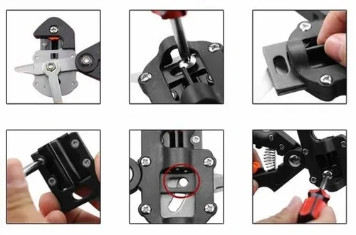 ZESTAW SEKATOR NOŻYCE NOŻYCZKI OGRODOWE DO SZCZEPIEŃ OKULIZACJI DRZEW ETUI na Arena.pl