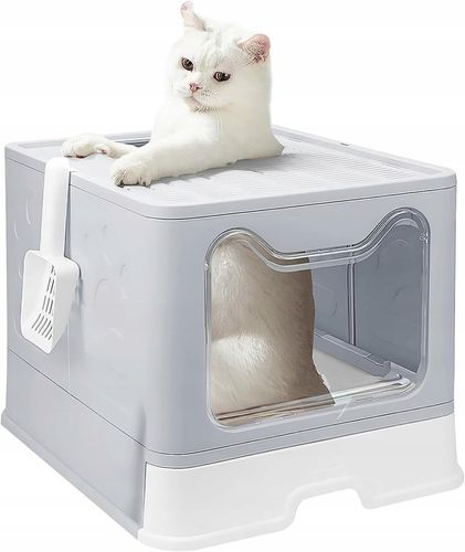 Duża Kuweta dla KOTA Zamknięta Kryta Zamykana z Szufladą z Łopatką XXL na Arena.pl