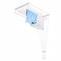 SUSZARKA SUFITOWA ŁAZIENKOWA NA PRANIE BIELIZNĘ 6 PRĘTÓW 180 CM WYTRZYMAŁA