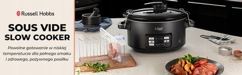 Wolnowar 3w1 Russell Hobbs Slow Cooker 6,5l Slow Cooker, Sous Vide na Arena.pl