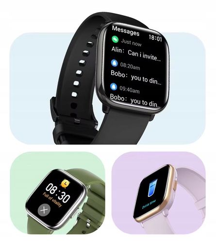 Zegarek SMARTWATCH prezent na Komunię dziewczynka 1.75CALA AMOLED - ROZMOWY na Arena.pl