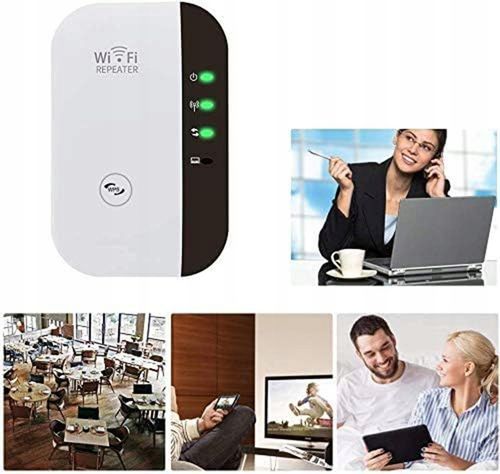 Wzmacniacz sygnału Wi-FI Mocny Repeater Access Point Router 300 Mb/s 2.4GHz na Arena.pl