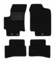 Dywaniki welurowe LUX Kia Rio II DE 2005-2011 hatchback czarne HK