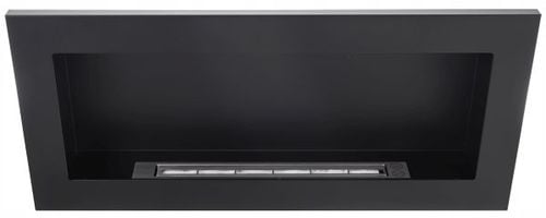 Biokominek WISZĄCY 90cm NAŚCIENNY czarny do ZABUDOWY na Arena.pl