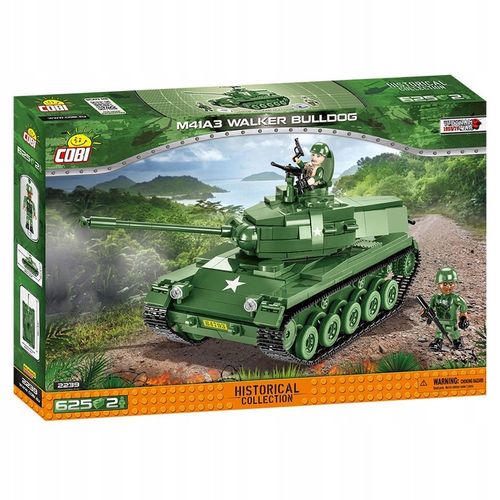 Klocki COBI-2239 Amerykański Czołg M41A3 WALKER BULLDOG na Arena.pl