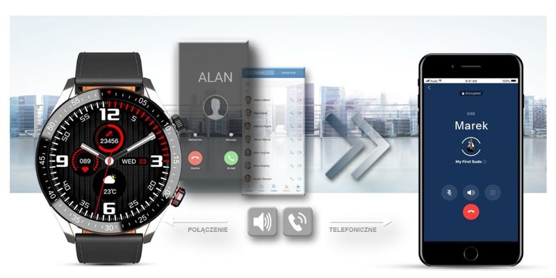 Smartwatch Męski Gravity GT4-5 zdjęcie 9