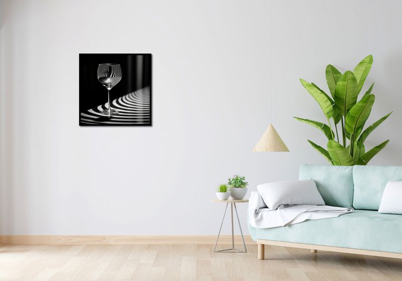 Plakat 60x60cm Refleksje nad Szkłem zdjęcie 4