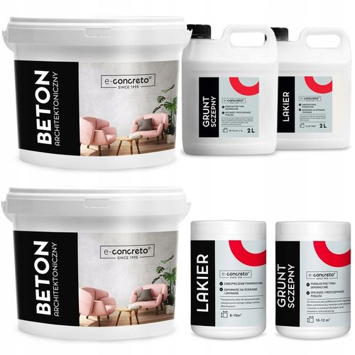 e-concreto Beton Architektoniczny Tynk ZESTAW na 30m2 (szary) na Arena.pl