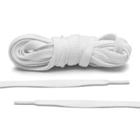 Sznurowadła płaskie bawełniane 130 cm BIAŁE