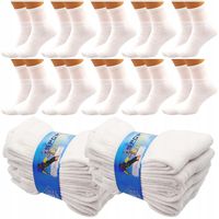 10x Skarpety damskie bawełniane frotte frota 35-38