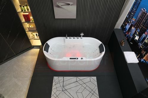 Wirujące dysze Wanna z hydromasażem BZX-675 prostokątna 170cmx850cmx60cm z na Arena.pl