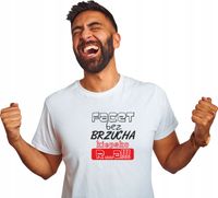 Koszulka z nadrukiem napis PREZENT dla CHŁOPAKA