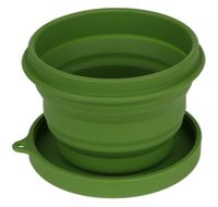 Składana miska silikonowa olive BPA free - śr. 12 cm