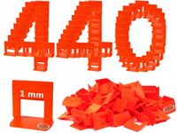 SYSTEM POZIOMOWANIA PŁYTEK SOLID KLIPSY 1mm 440szt