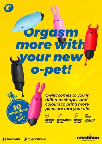 crushious o-pet rabbit with 10 vibration bullet pink na Arena.pl