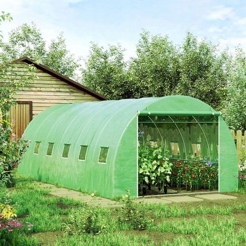 TUNEL FOLIOWY SZKLARNIA 3x6m FOLIA OGRODOWA 18m2 Mocny UV-4 Warzywa Owoce na Arena.pl