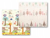 Mata Edukacyjna Piankowa Mata dla Dzieci Duża 200x180cm Miarka Wzrostu