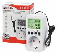 Regulator Temperatury Pokojowy Termostat Elektroniczny 230V Gniazdo 16A