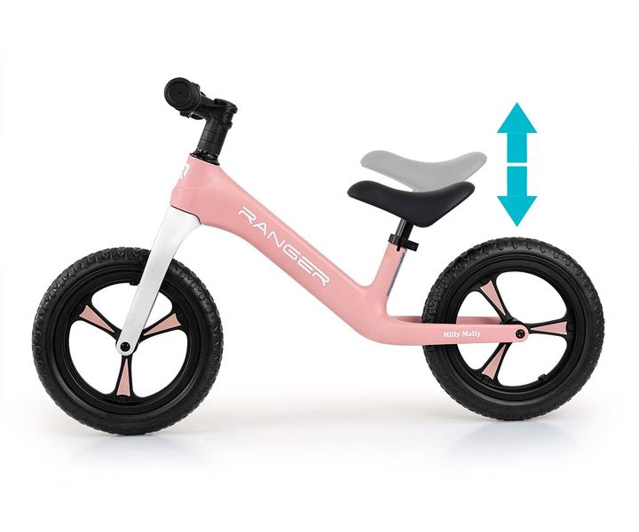 MILLY MALLY 5067 Rowerek biegowy RANGER pink zdjęcie 8
