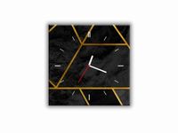 ZEGAR SZKLANY KWADRATOWY - Elegancja