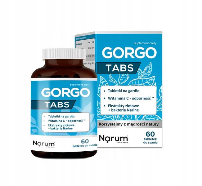 Gorgo Tabs, 60 tabletek do ssania zdjęcie 1