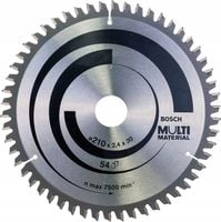 BOSCH TARCZA PILARSKA MULTI MATERIAL 210x30 Z54
