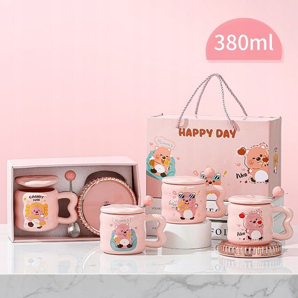 Kubek ceramiczny DO HERBATY Podgrzewacz USB Łyżka PREZENT Kubek Świąteczny zdjęcie 5