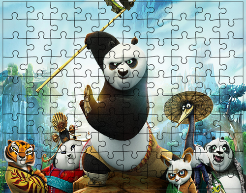 Puzzle Kung Fu Panda na Arena.pl