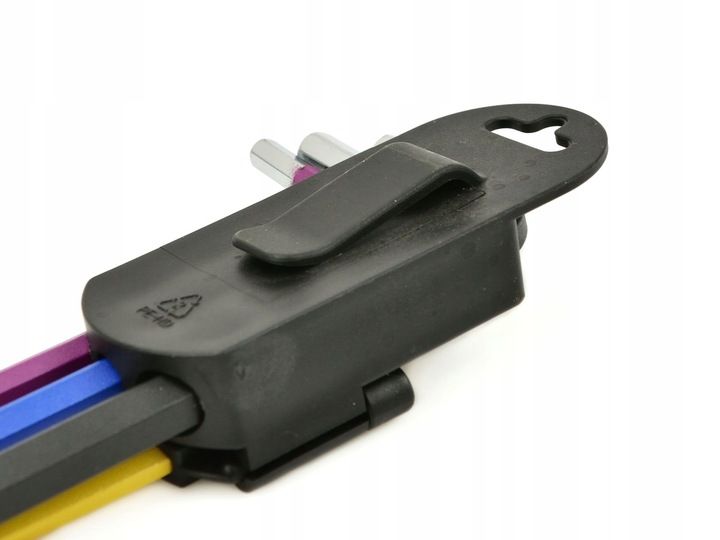 TVARDY ZESTAW KLUCZE IMBUSOWE IMBUSY DŁUGIE HEX 1.5-10mm 9sztuk KOLOR zdjęcie 7