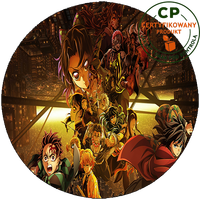 Opłatek waflowy na tort - Demon Slayer - Miecz zabójcy demonów