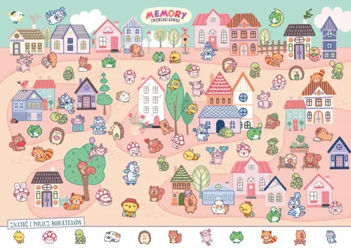 Memory. Zwierzaki kawaii na Arena.pl