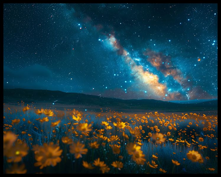Plakat 76x60,5cm Nocne Niebiosa zdjęcie 2