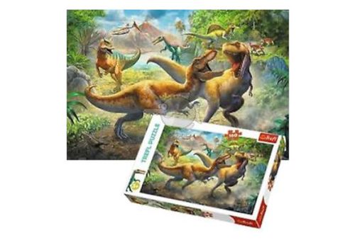 Trefl 15360 Puzzle Walczące Tyranozaury na Arena.pl