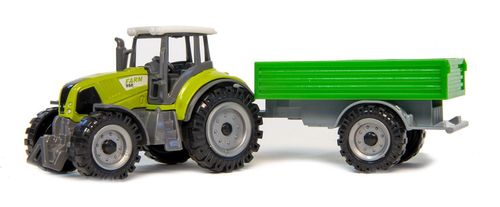 Traktor z przyczepą zielony na Arena.pl