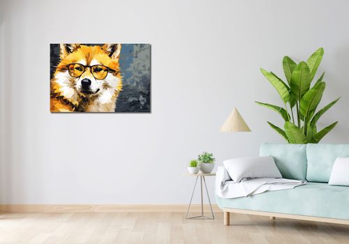 Obraz 90x60cm Intelektualny Psiak na Arena.pl