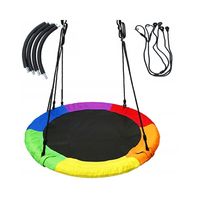 Huśtawka bocianie gniazdo 100cm Kolorowa