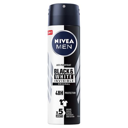 NIVEA MEN DEO BLACK WHITE INVISIBLE ORIGINAL spray na Arena.pl