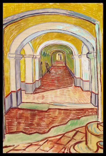 Plakat 40x60cm Corridor in the Asylum, Van Gogh Vintage na Arena.pl