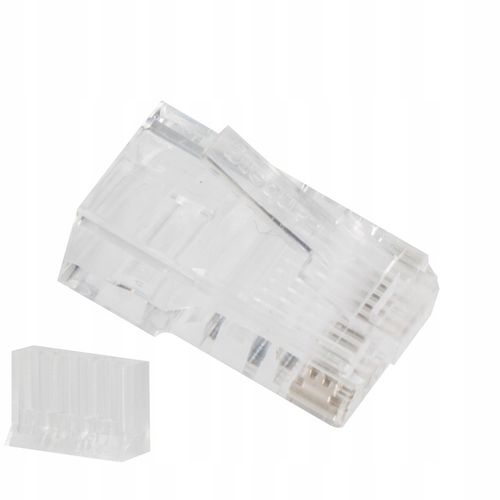 50X WTYK WTYKI KOŃCÓWKI WTYCZKA RJ45 8P8C UTP KAT.6 Z PROWADNICĄ LANBERG na Arena.pl