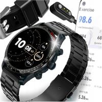 SMARTWATCH ZEGAREK MENU MĘSKI ROZMOWY POLSKIE SPORT AMOLED SMART WATCH