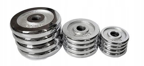 Hantle żeliwne 2x10kg WALIZKA regulowane chromowane zestaw talerze gryfy na Arena.pl