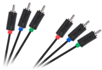 Kabel 3RCA-3RCA Component 1.8m Cabletech standard