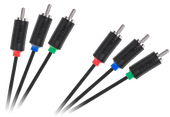 Kabel 3RCA-3RCA Component 1.8m Cabletech standard